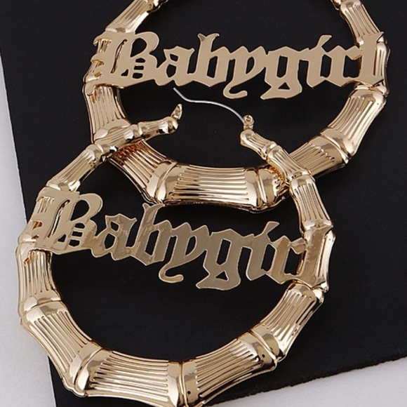 COPY - BAMBOO FASHION BABYGIRL HOOPS - Picture 1 of 3